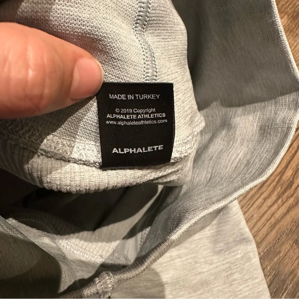 Alphalete Halo Grey Seamless High Waisted Leggings Size XS‎